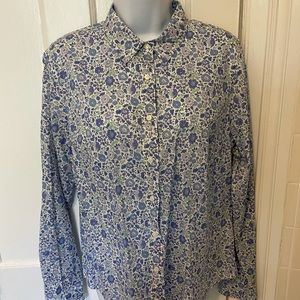 J. Crew Liberty Perfect Floral Button Shirt